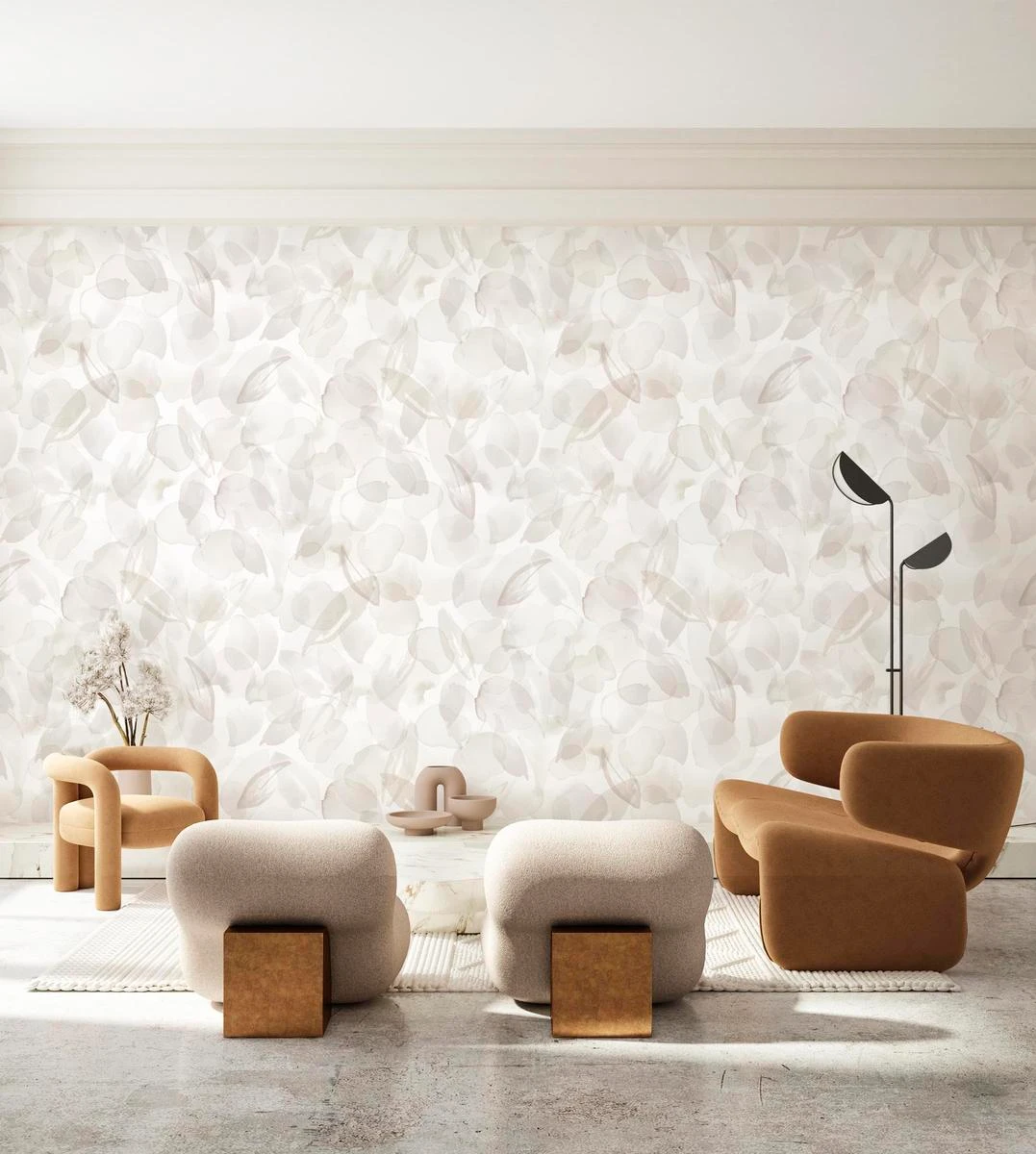 Botanic Wallpaper - Buff