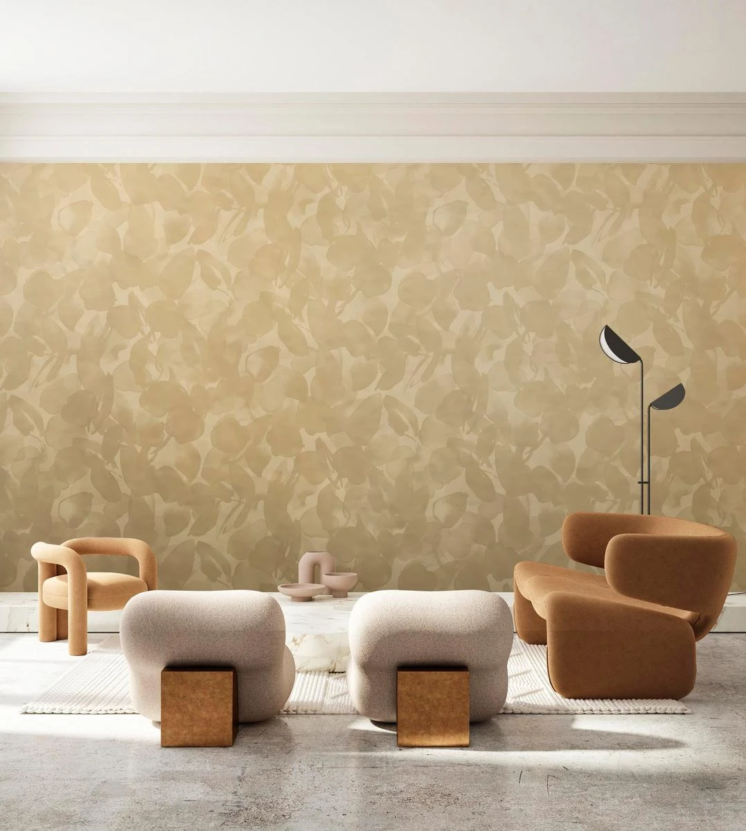Botanic Wallpaper - Gold