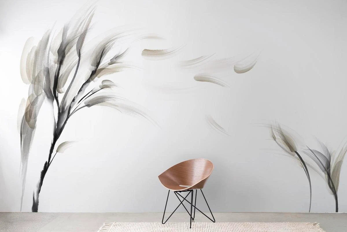Willow Wallpaper - Charcoal