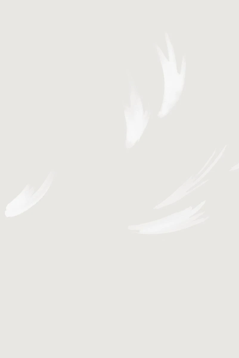 Falling Feather Wallpaper - Cream
