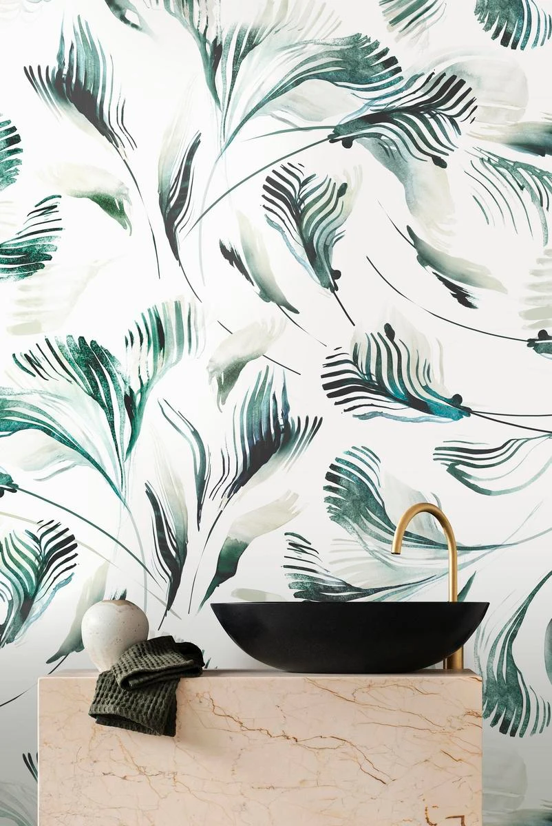 Palm Wallpaper - Verde
